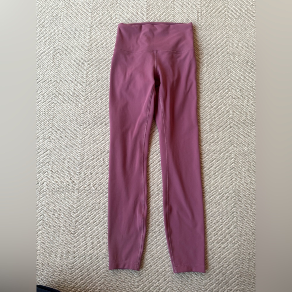 Lululemon Wunder Train High-Rise Tight 25" Dusty Pink sz 4